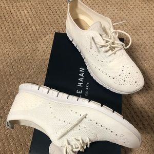 White Cole hann shoes